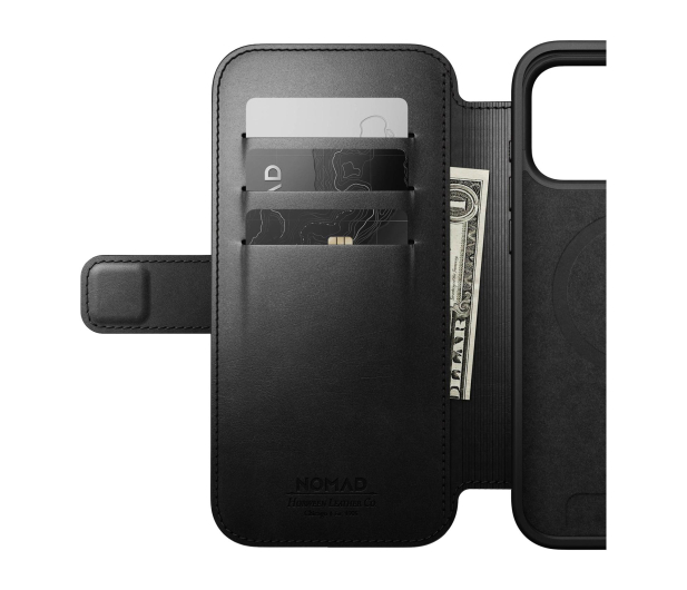 Nomad Modern Leather Folio do iPhone 17 Pro Max MagSafe black - 1362255 - zdjęcie 7